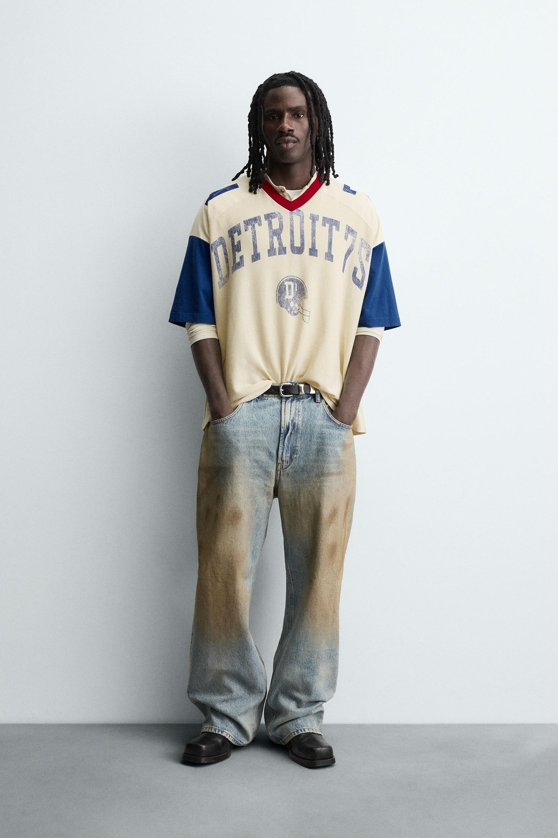 RETRO VARSITY T-SHIRT - Image 1