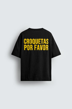 SLOGAN T-SHIRT WITH CROQUETTES PRINT - Image 7