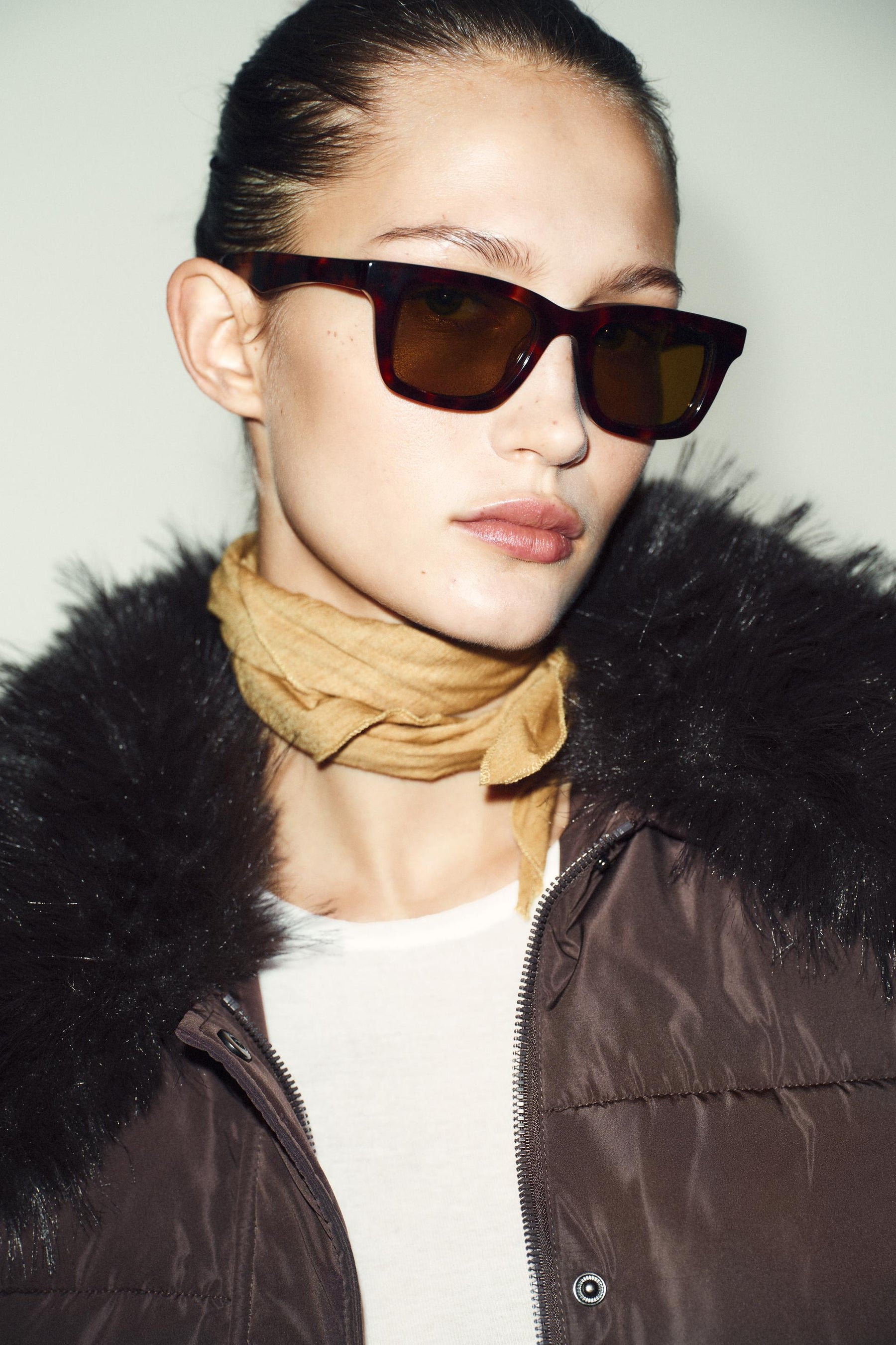 Gesteppter Bomber mit Pelz