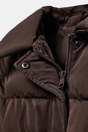 Gesteppter Bomber mit Pelz