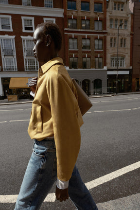 Bomber aus Kunstwildleder