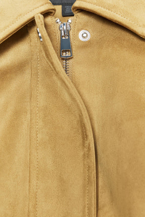 FAUX SUEDE BOMBER JACKET - Image 8