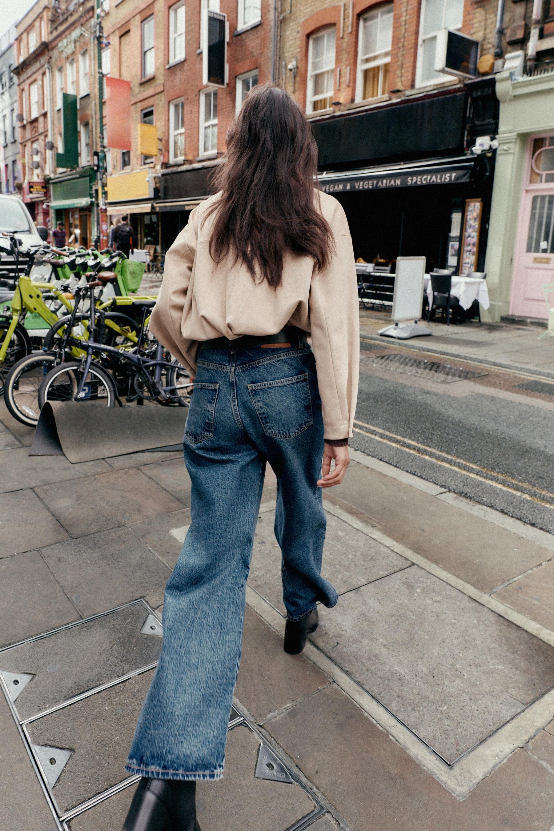 Bomber aus Kunstwildleder