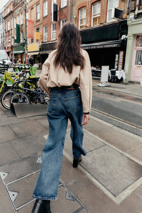 Bomber aus Kunstwildleder