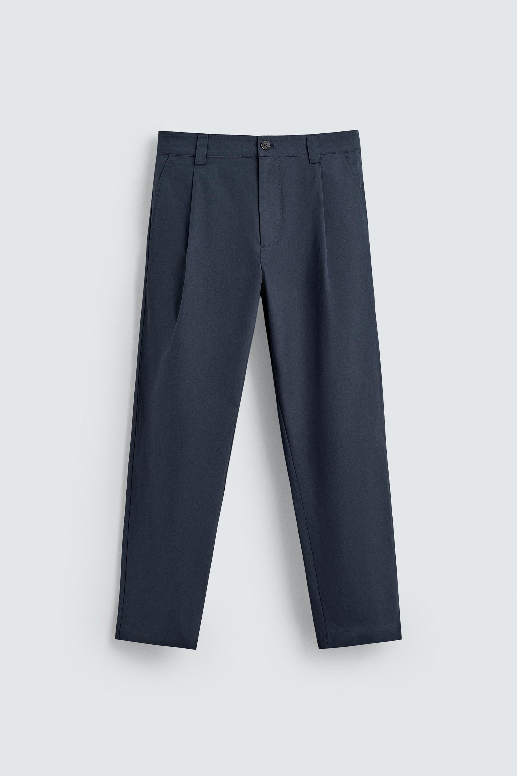 RELAXED FIT PLEATED TROUSERS - Image 6