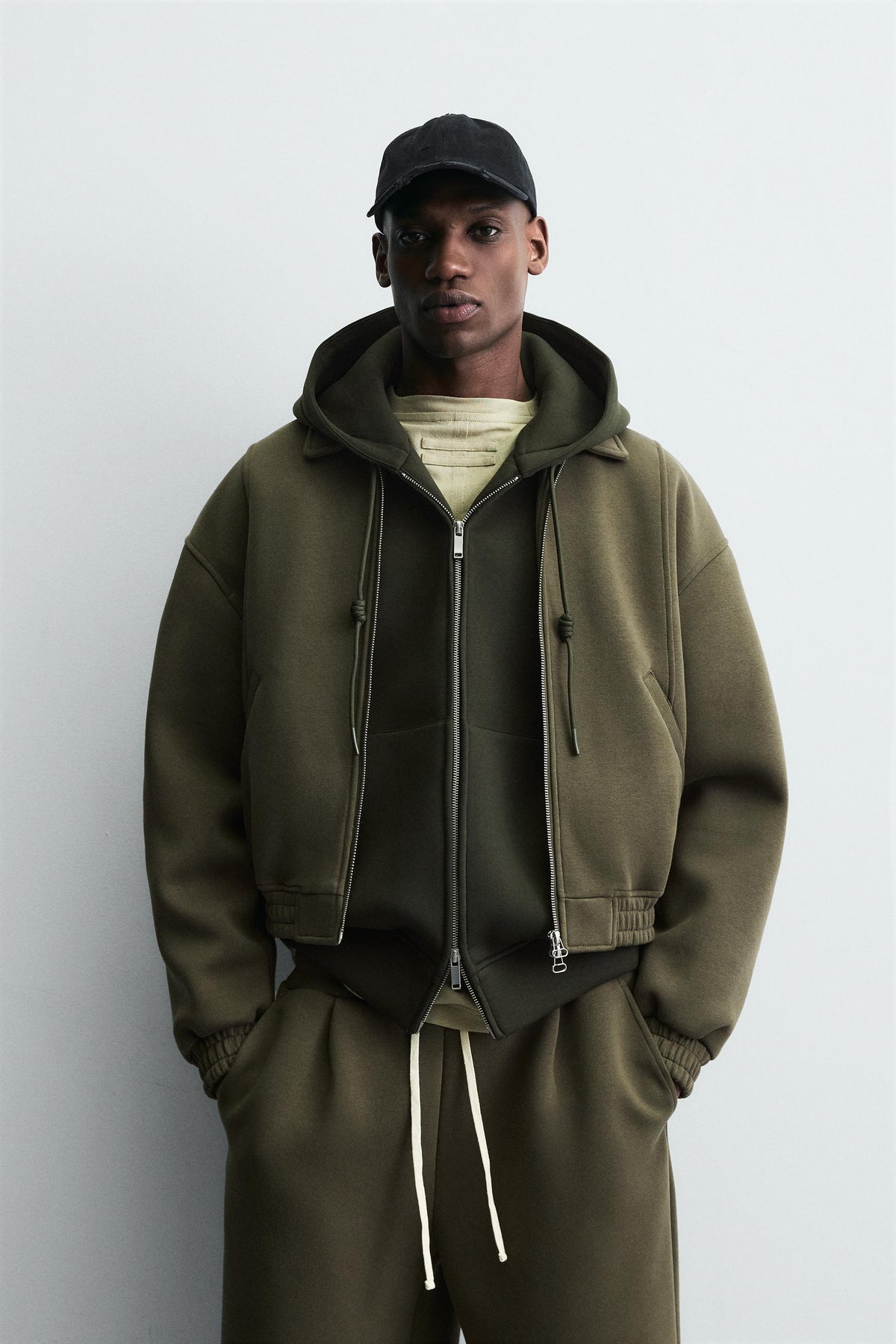 Kastenförmige Neoprenjacke 