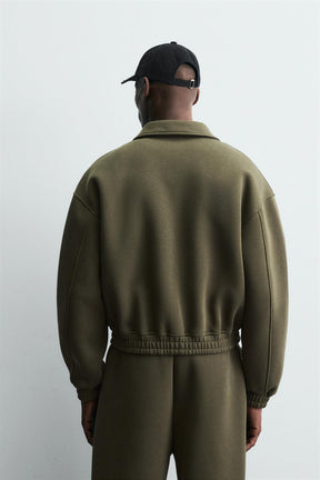 Kastenförmige Neoprenjacke 