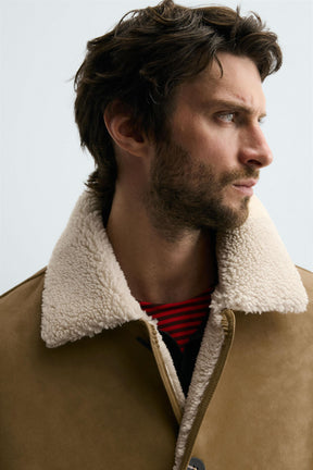 DOUBLE-FACED FAUX LEATHER JACKET - Image 5