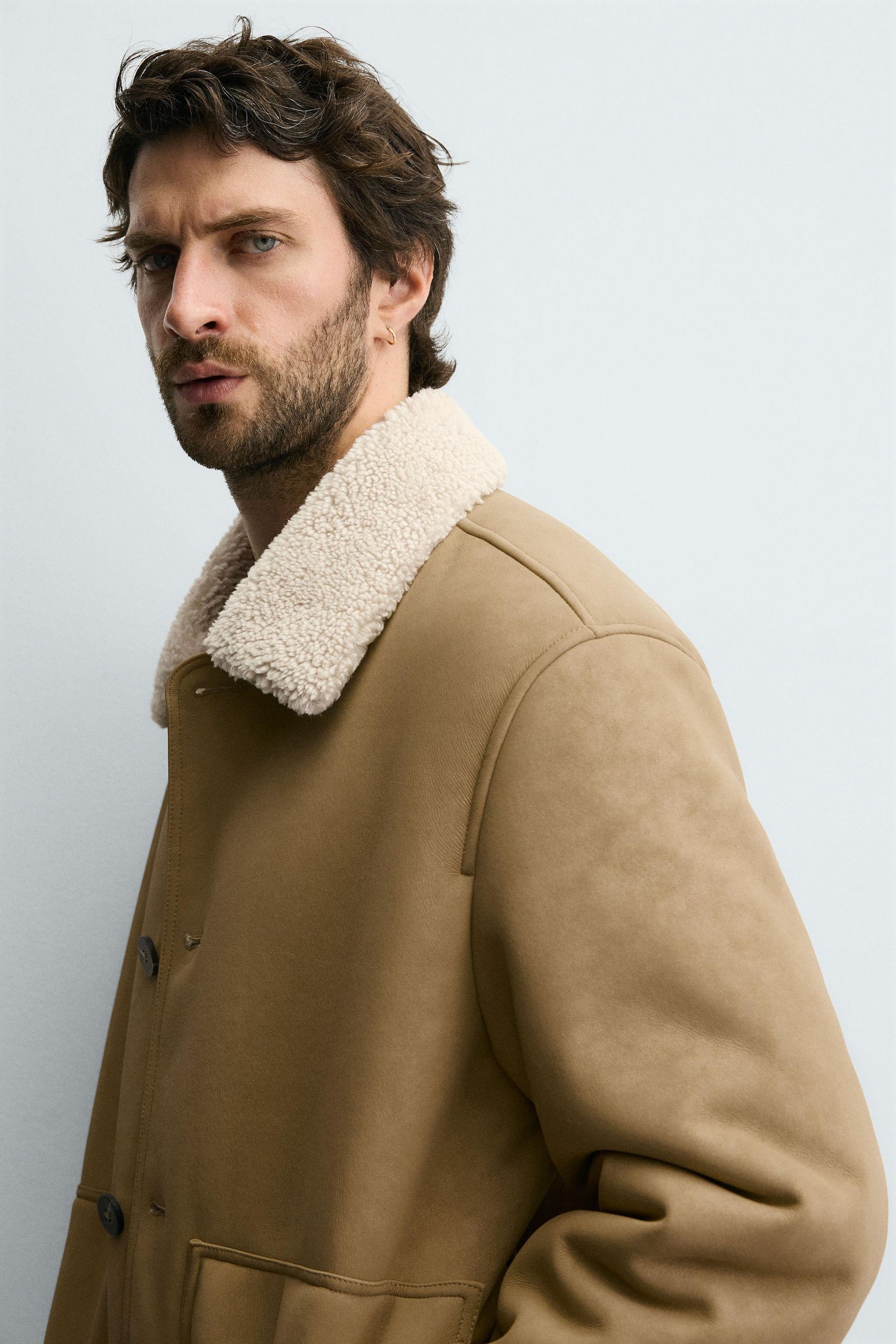 DOUBLE-FACED FAUX LEATHER JACKET - Image 6