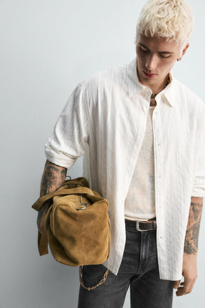 STRIPED FLOWING SHIRT - Image 8