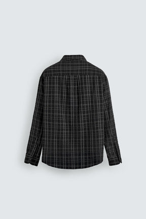 TEXTURED CHECK SHIRT - Image 6