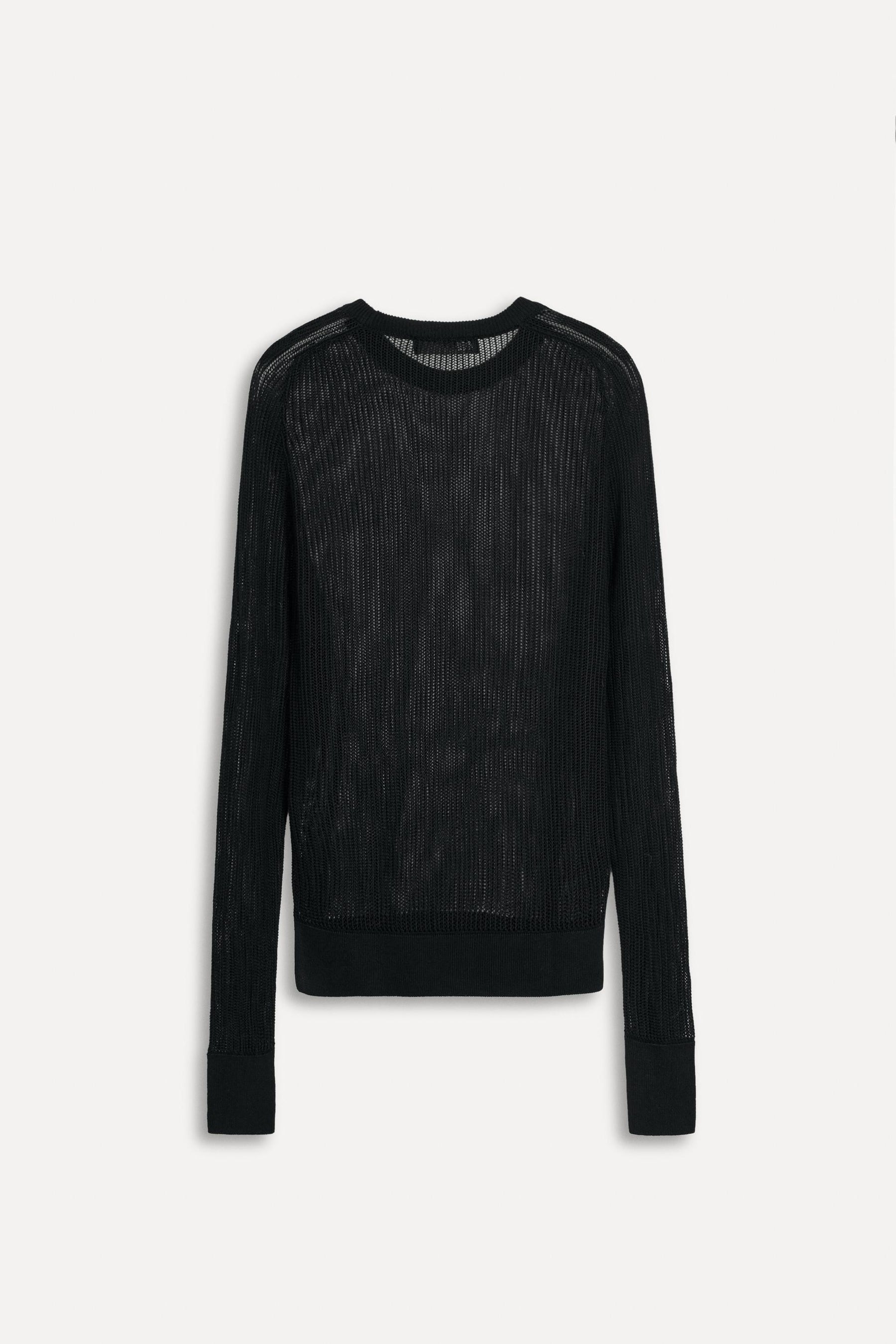 JUBILÄUMSPULLOVER MIT OFFENEM STRICKMUSTER