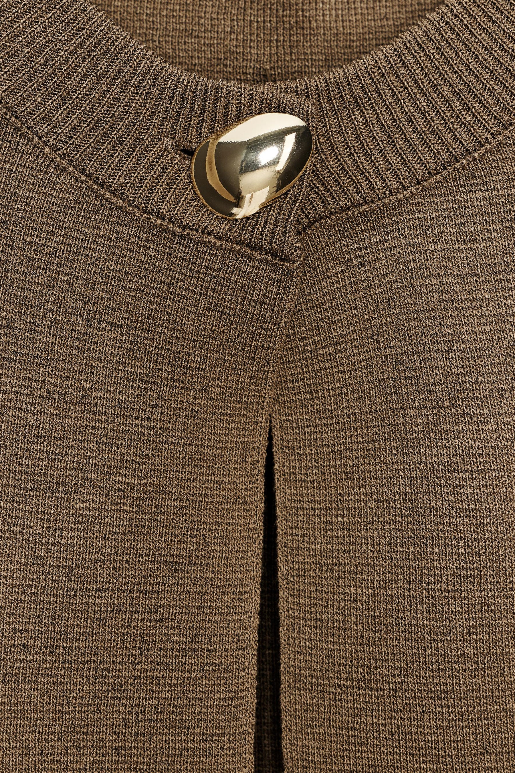 SHORT SLEEVE CARDIGAN - Image 6