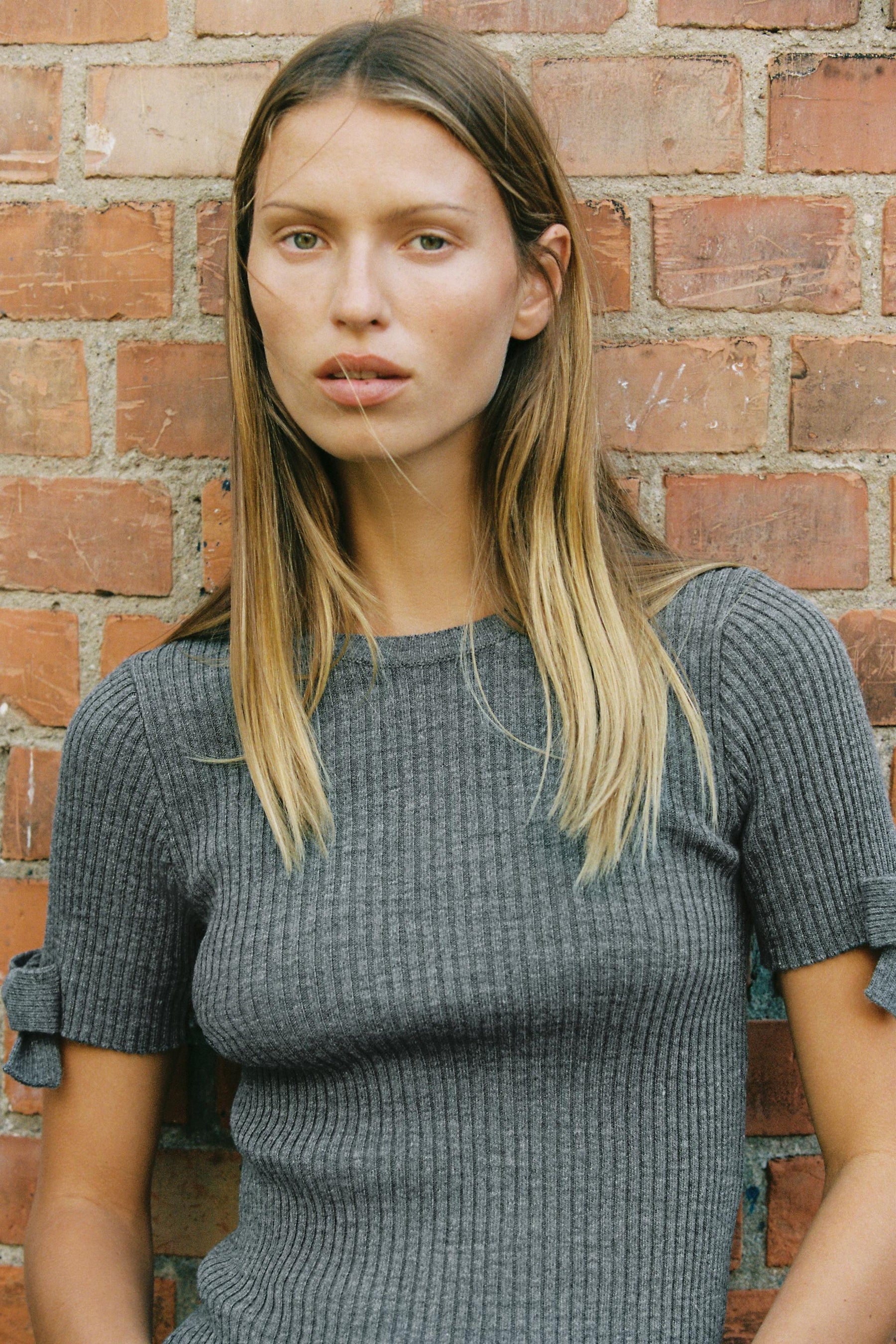 Rippstrickpullover mit