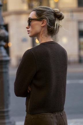 Strickjacke mit Knöpfen