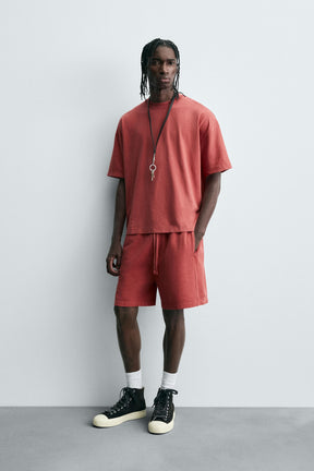 LIGHT WEIGHT WASHED BOXY FIT T-SHIRT - Image 1