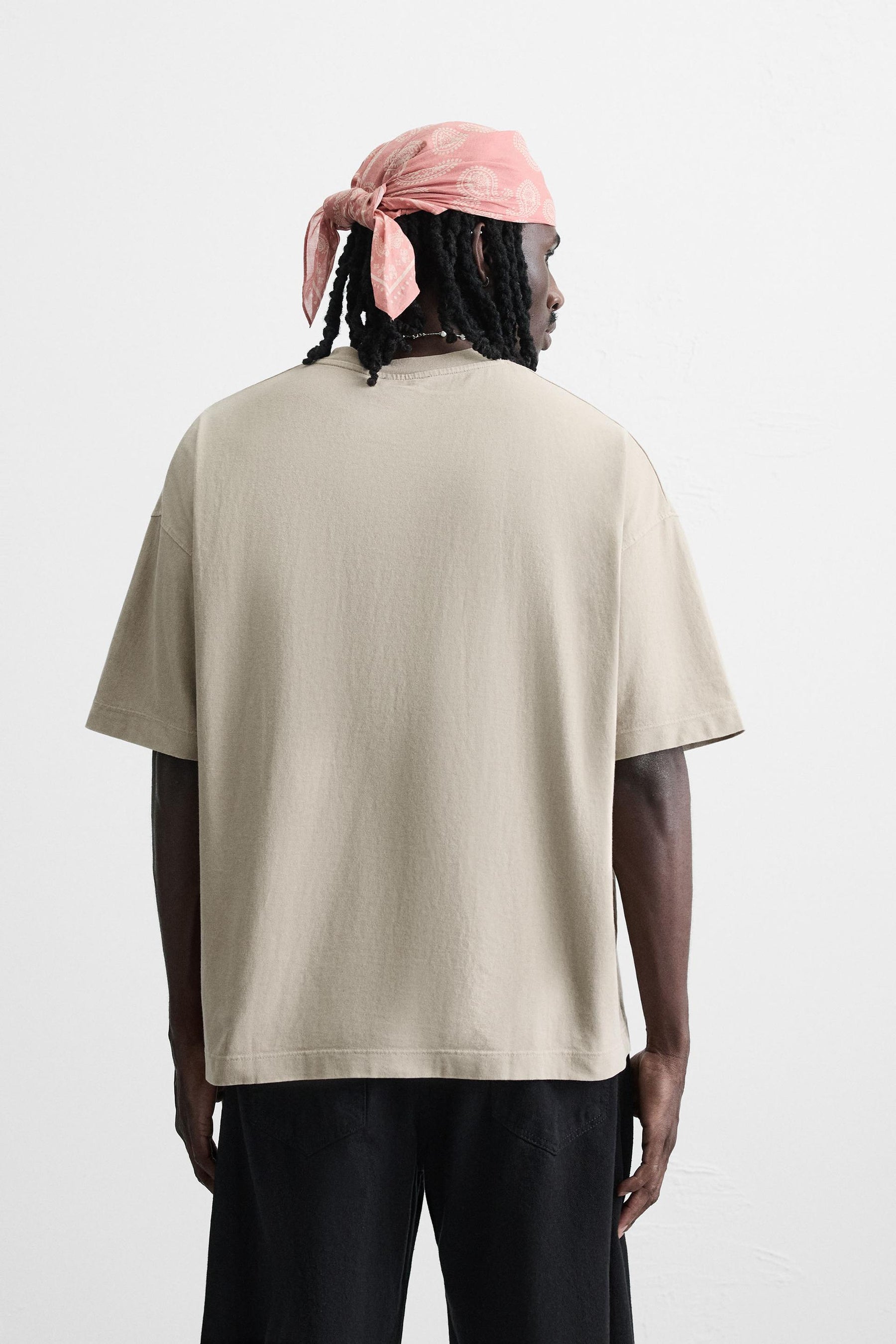 LIGHT WEIGHT WASHED BOXY FIT T-SHIRT - Image 3