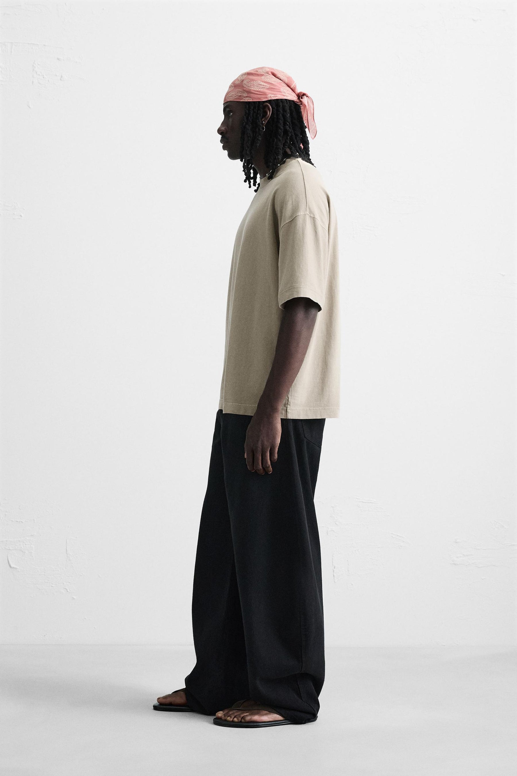 LIGHT WEIGHT WASHED BOXY FIT T-SHIRT - Image 4