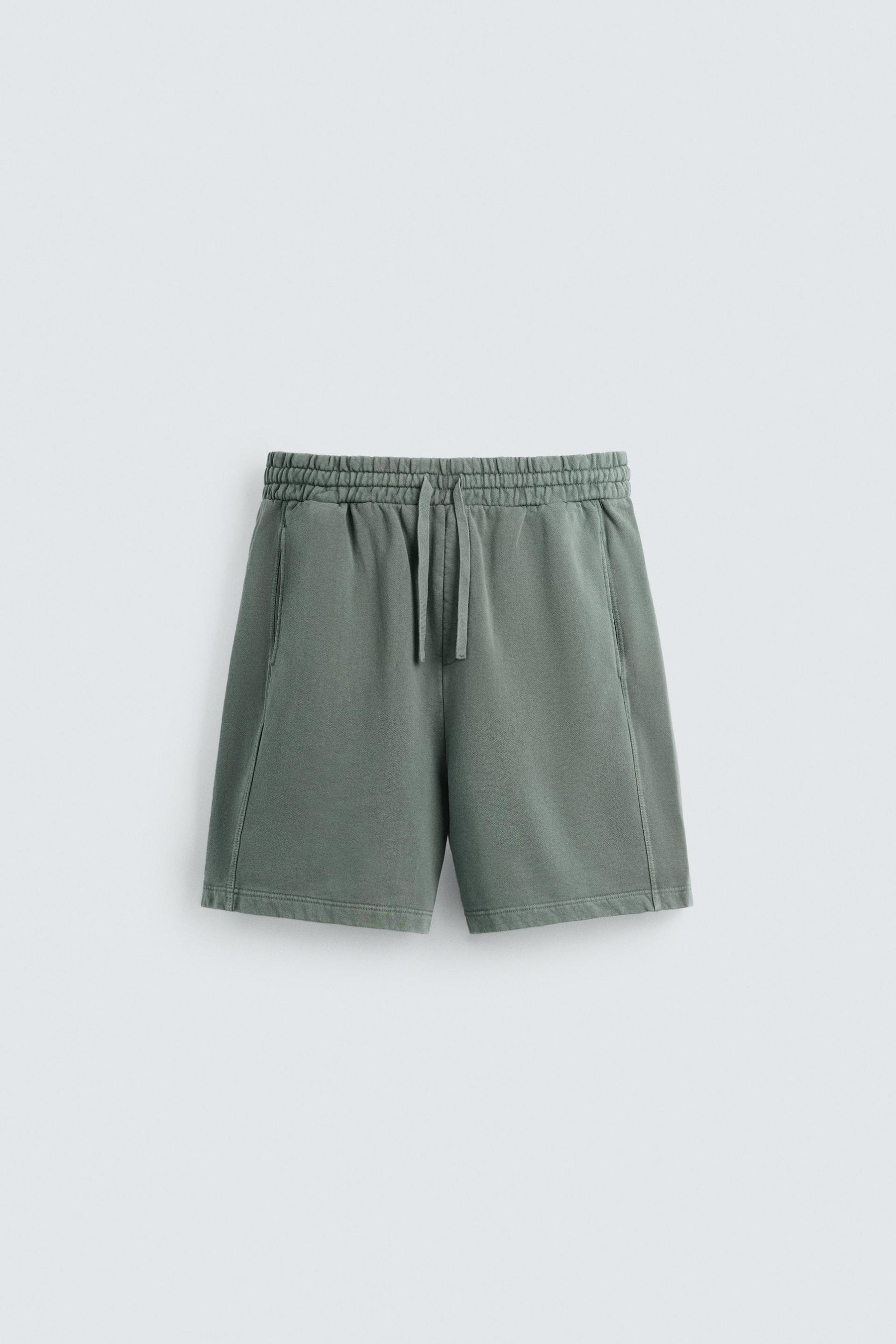 WASHED JOGGER BERMUDA SHORTS - Image 6