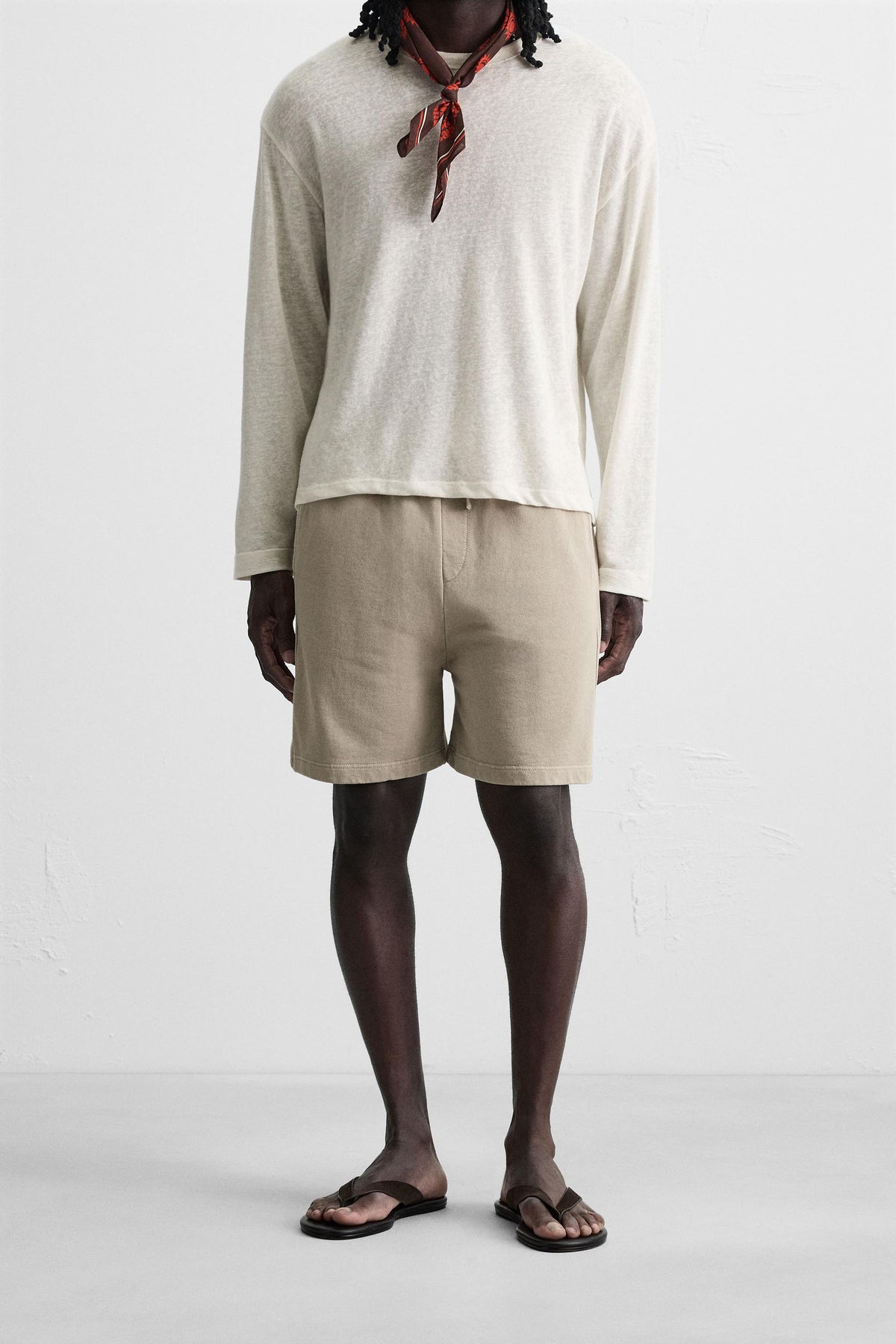 WASHED JOGGER BERMUDA SHORTS - Image 2