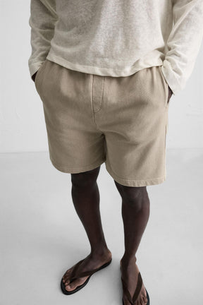 WASHED JOGGER BERMUDA SHORTS - Image 6