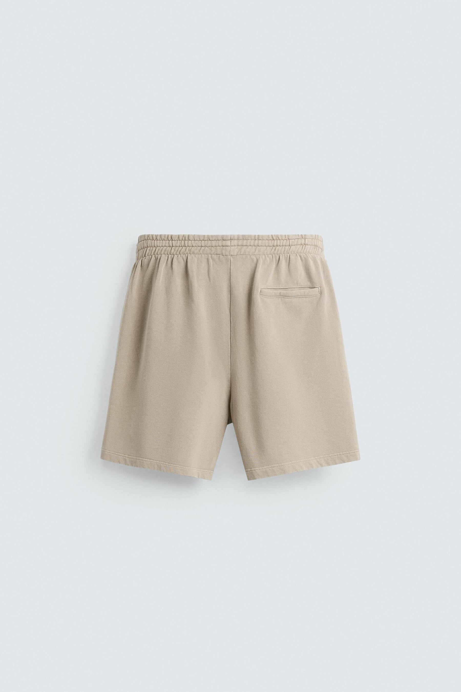 WASHED JOGGER BERMUDA SHORTS - Image 8