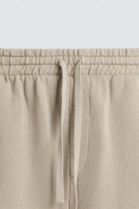 WASHED JOGGER BERMUDA SHORTS - Image 9