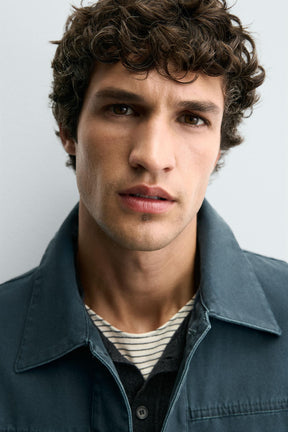 WASHED CROPPED FIT JACKET - Image 5