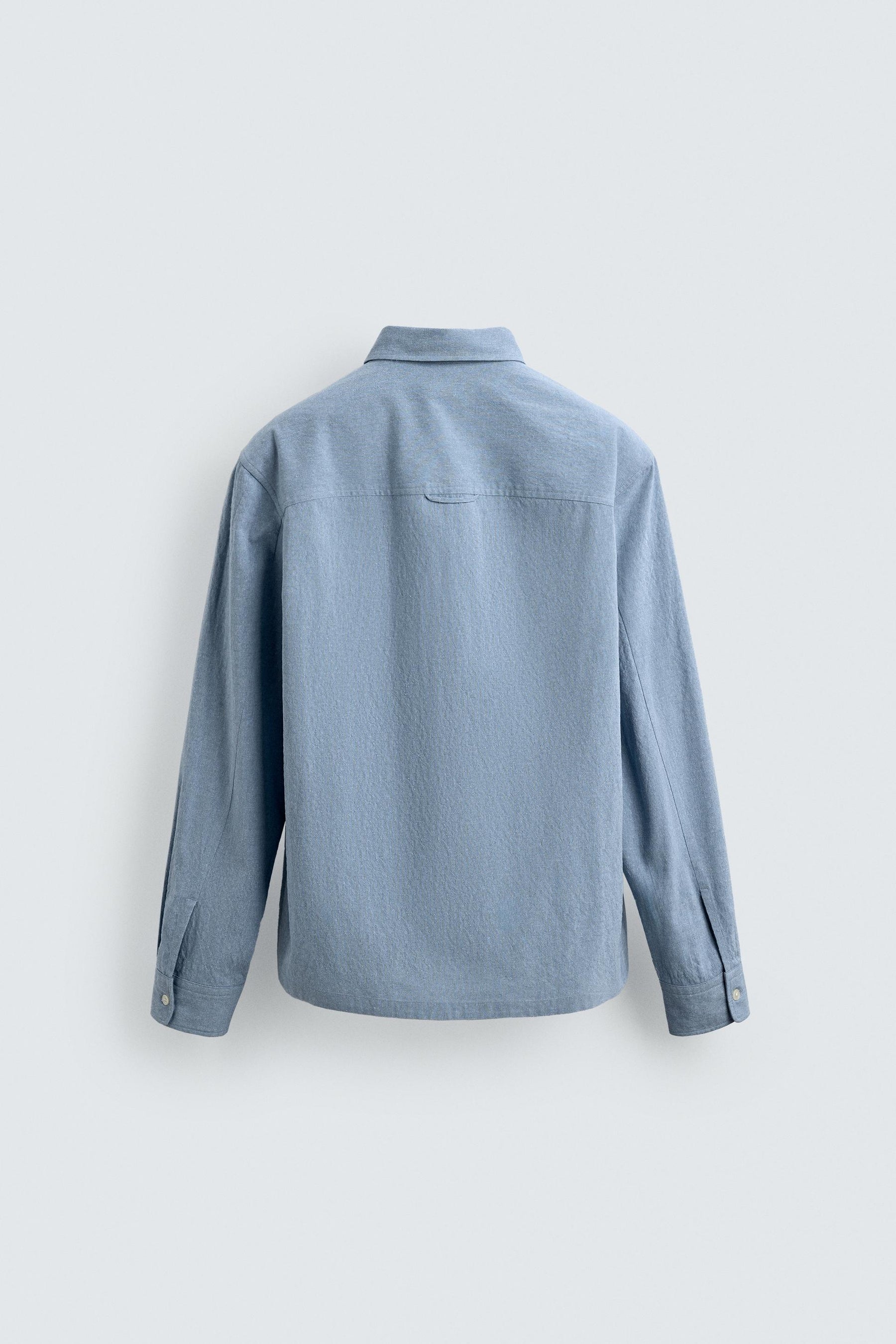 TEXTURED SHIRT WITH POCKET - Image 7