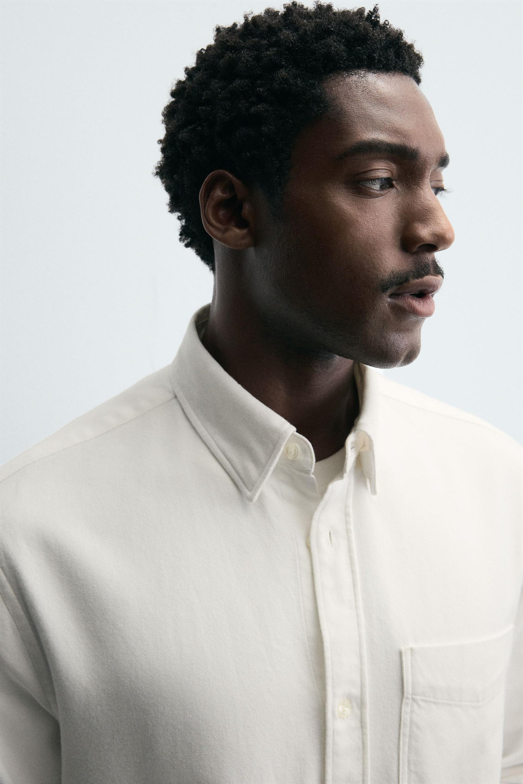 TEXTURED SHIRT WITH POCKET - Image 5