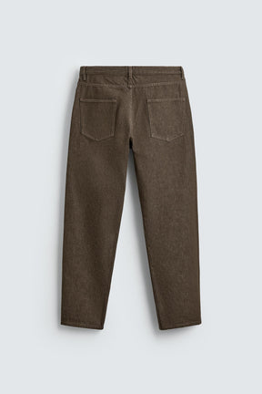 COTTON REGULAR FIT TROUSERS - Image 7