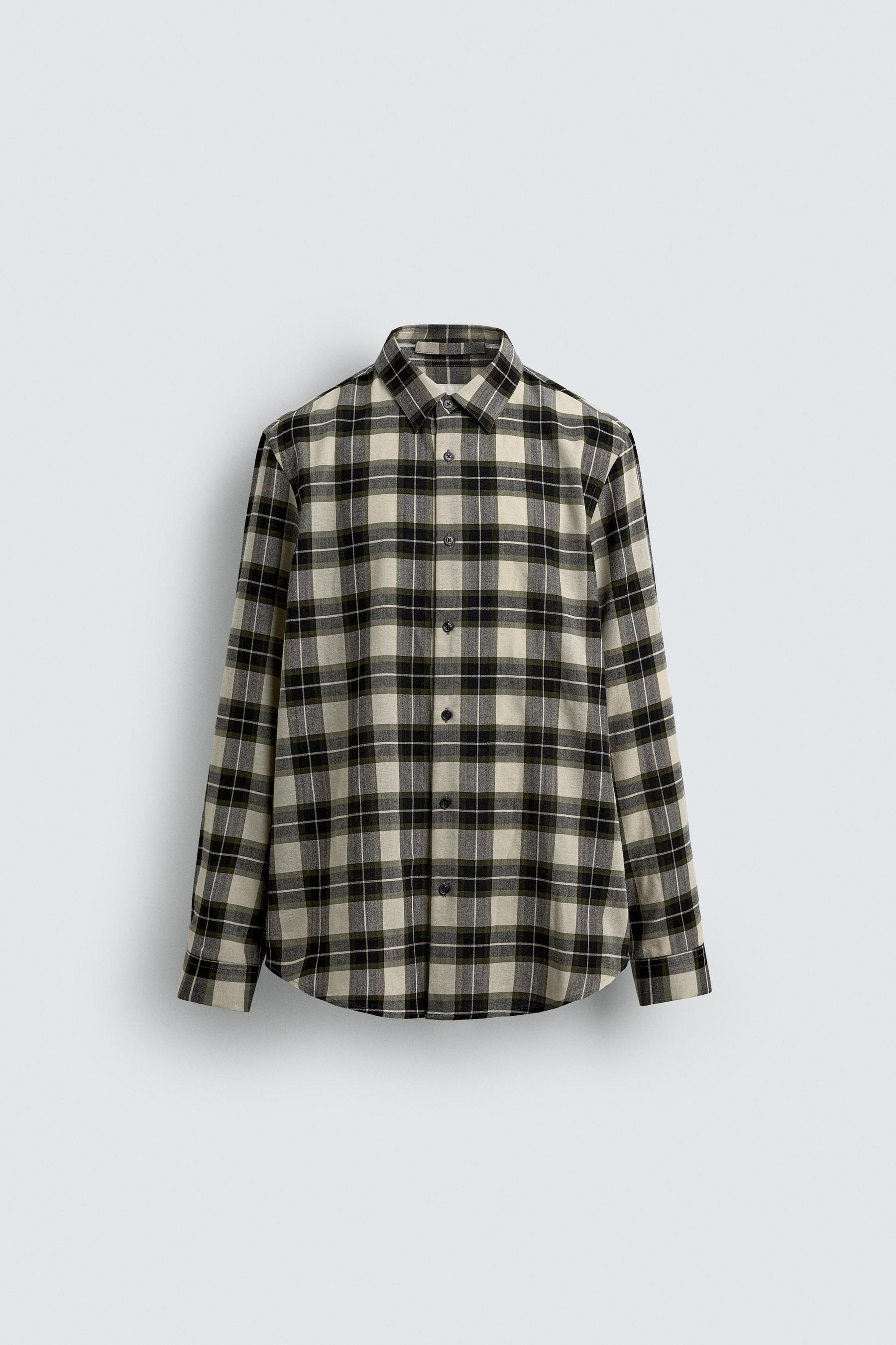 WOOL BLEND CHECK SHIRT - Image 6