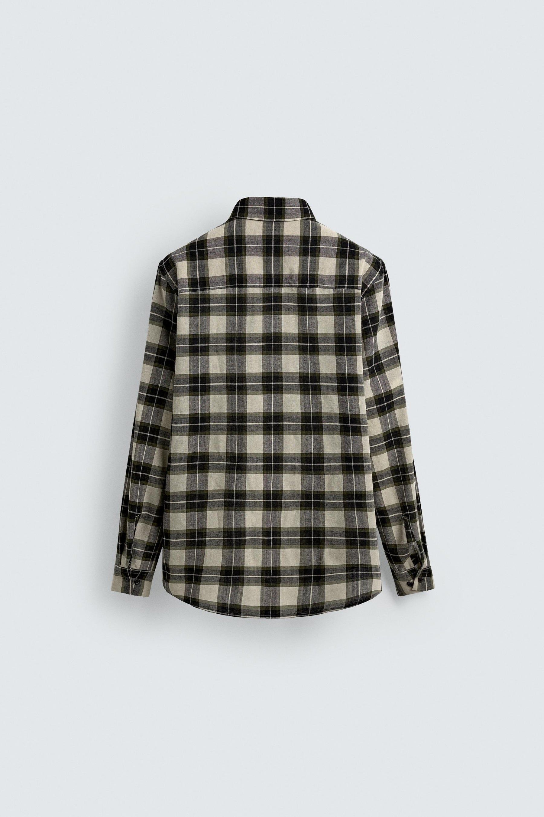 WOOL BLEND CHECK SHIRT - Image 7