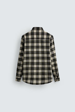 WOOL BLEND CHECK SHIRT - Image 7