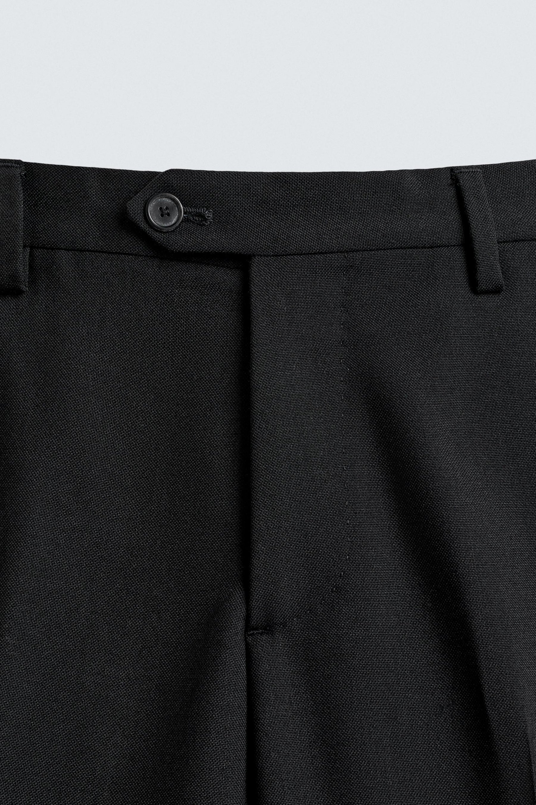 WOOL SUIT TROUSERS - Image 8