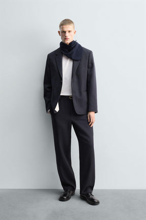 LIMITED EDITION WOOL PINSTRIPE BLAZER - Image 1