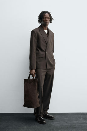 WOOL SUIT TROUSERS - Image 1