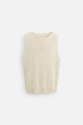 RELAXED FIT KNIT TANK TOP - Image 7