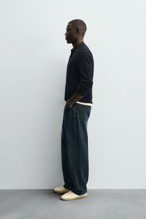 COTTON/LYOCELL KNIT POLO SHIRT - Image 4