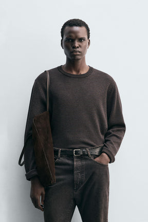 STRIPED JACQUARD SWEATER - Image 2