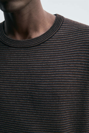 STRIPED JACQUARD SWEATER - Image 6