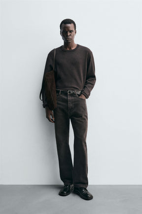 STRIPED JACQUARD SWEATER - Image 1