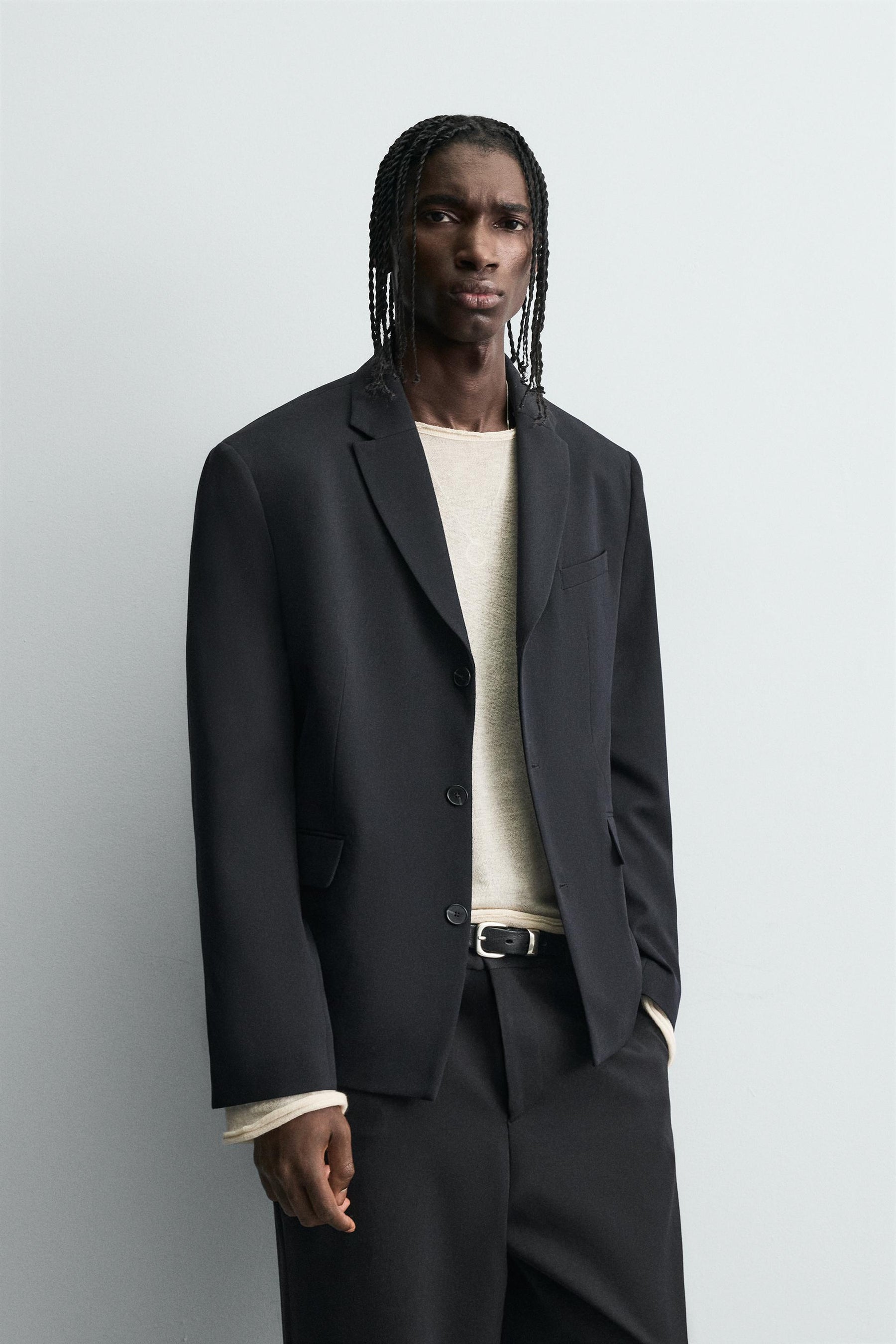 WOOL BLEND SUIT BLAZER - Image 2