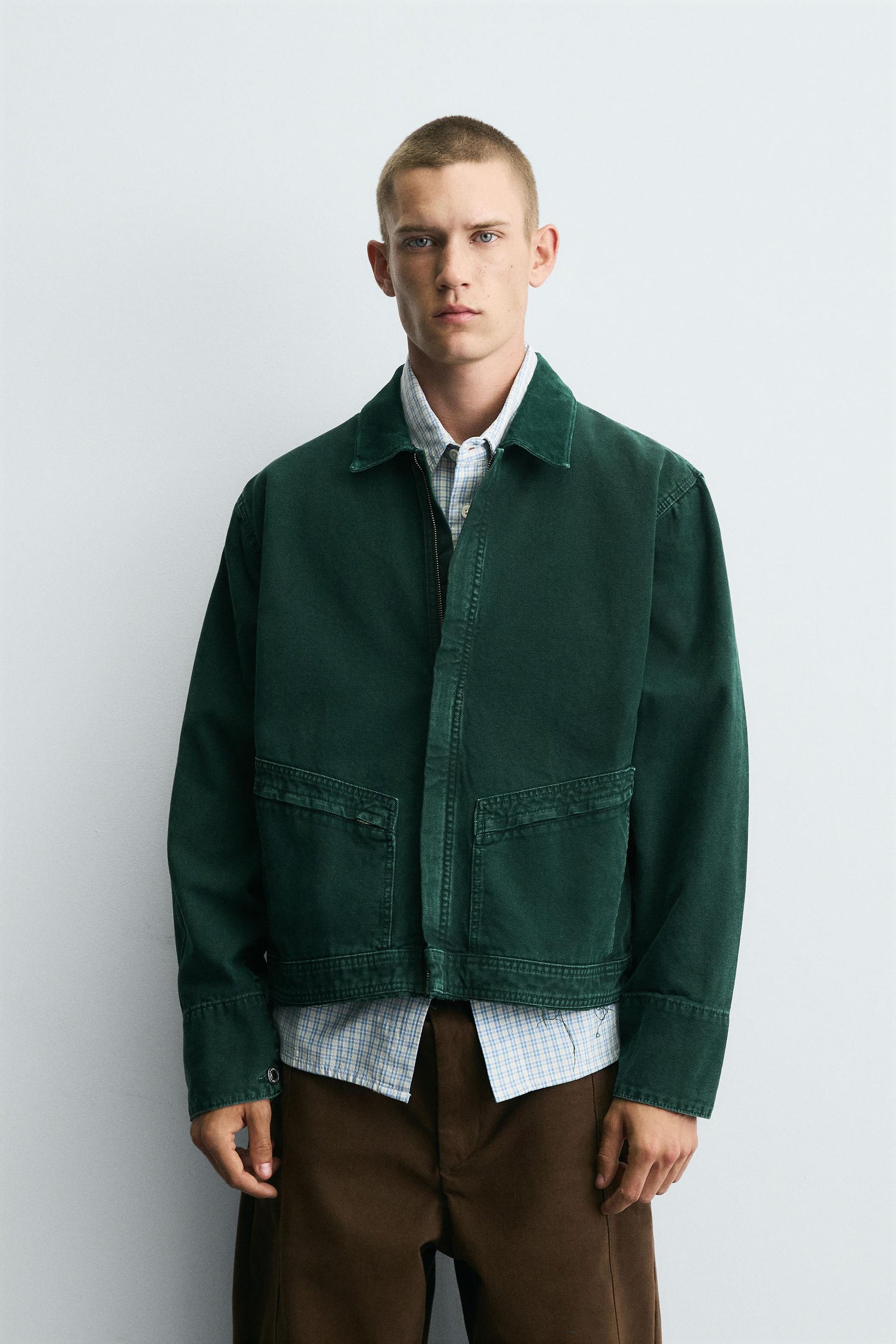 CROPPED FIT DENIM JACKET - Image 2