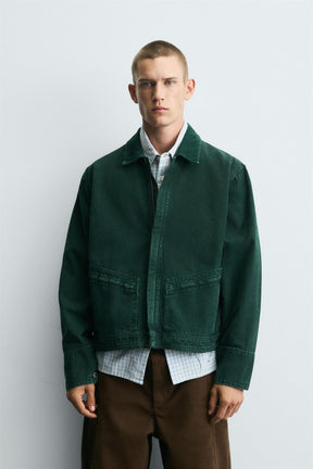 CROPPED FIT DENIM JACKET - Image 2