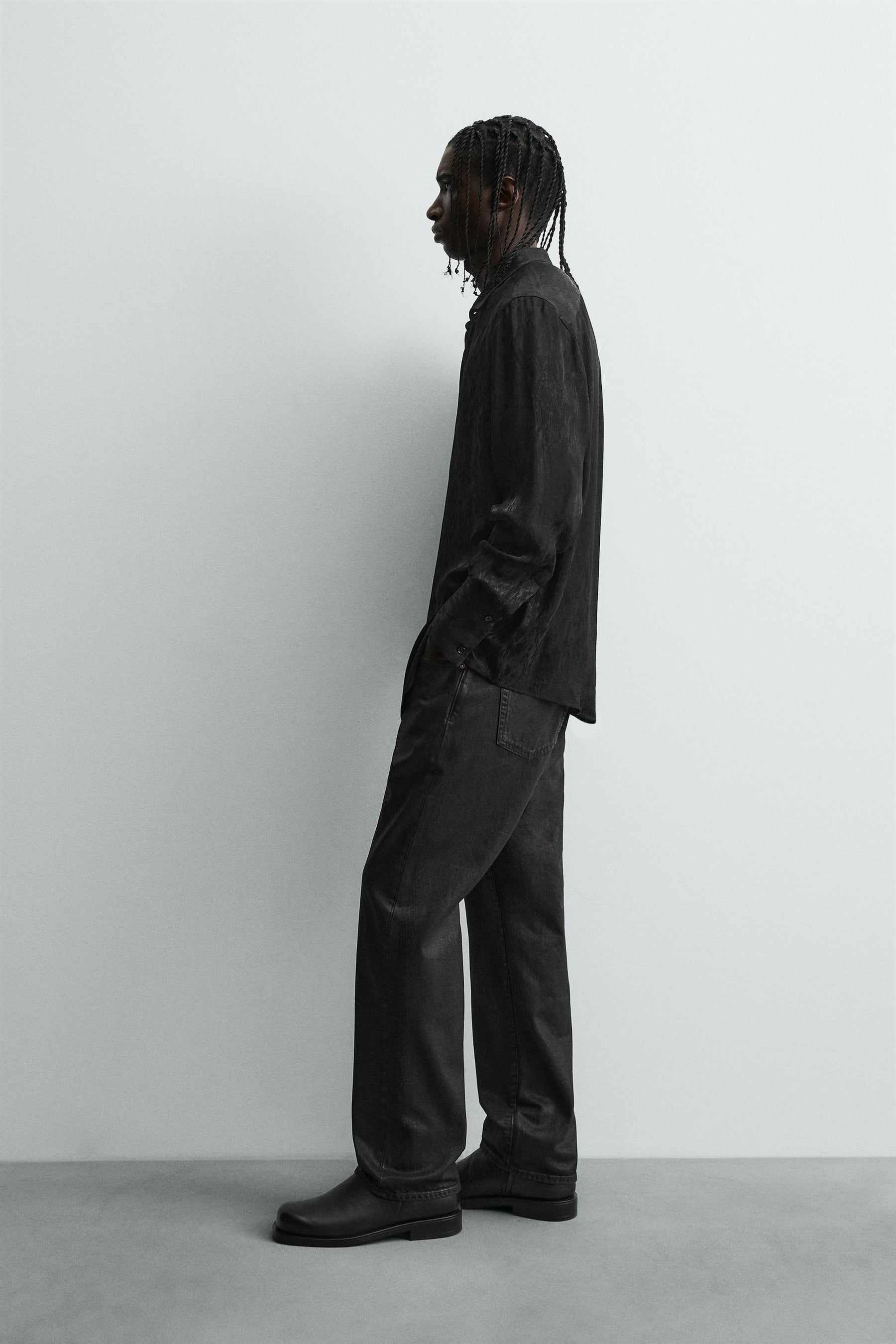 FLUID JACQUARD SHIRT - Image 4