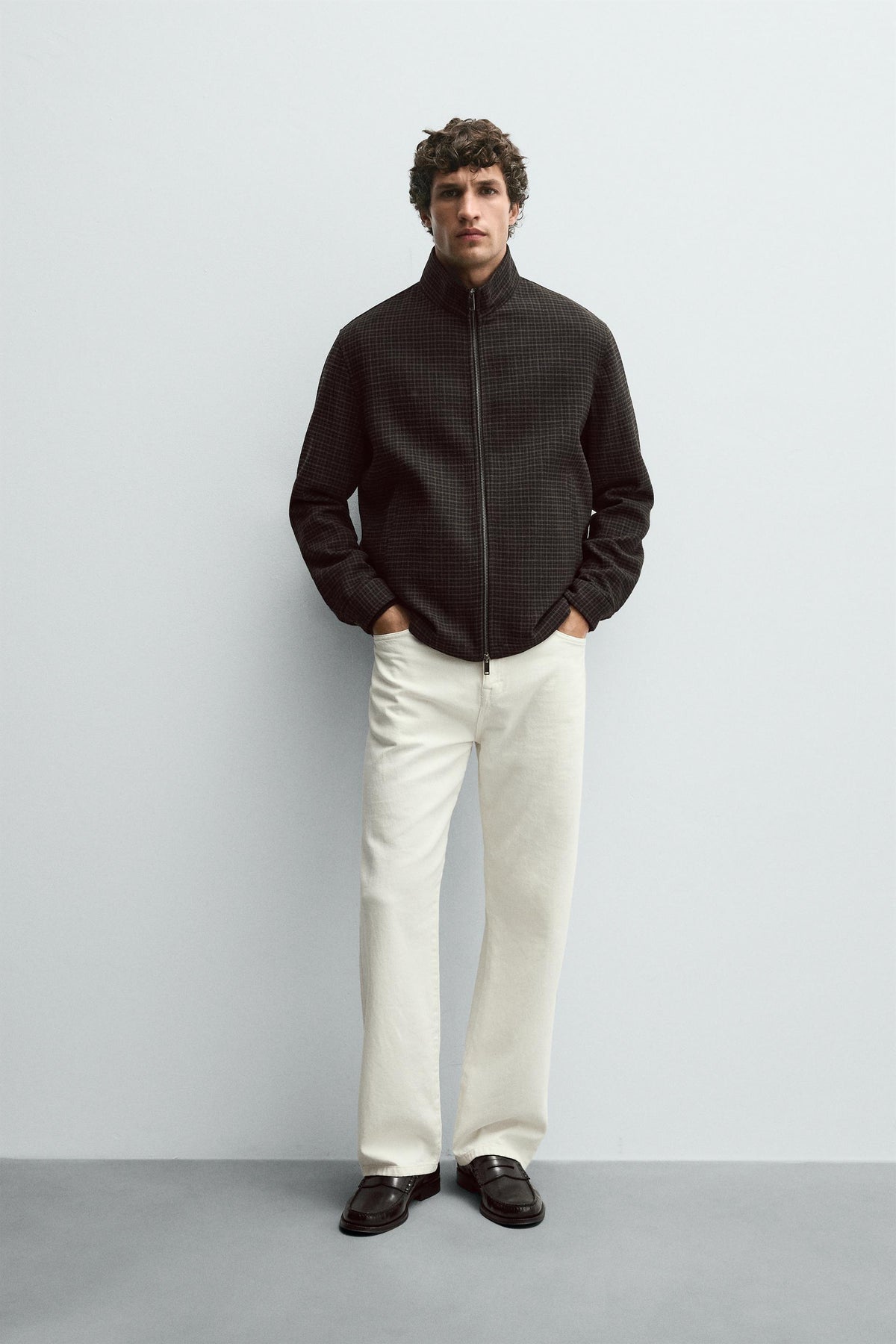 CHECK STRUCTURE JACKET - Image 1