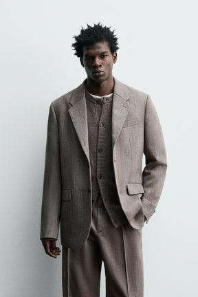 WOOL SUIT BLAZER - Image 2