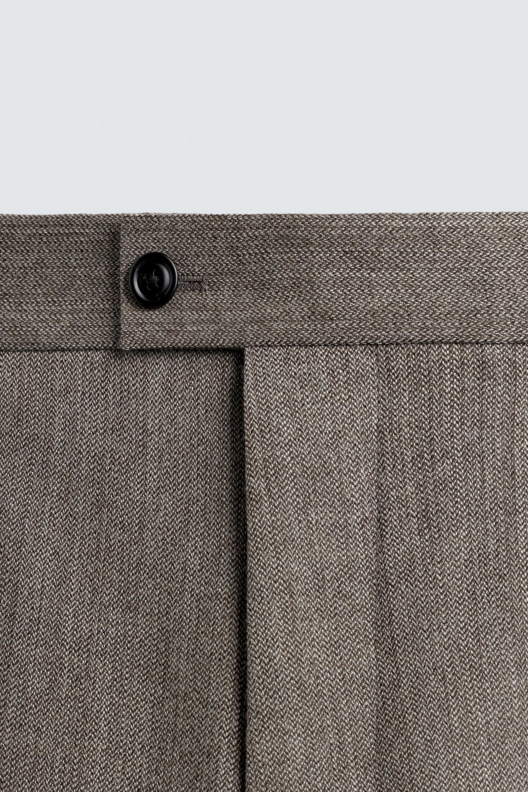 WOOL SUIT TROUSERS - Image 8