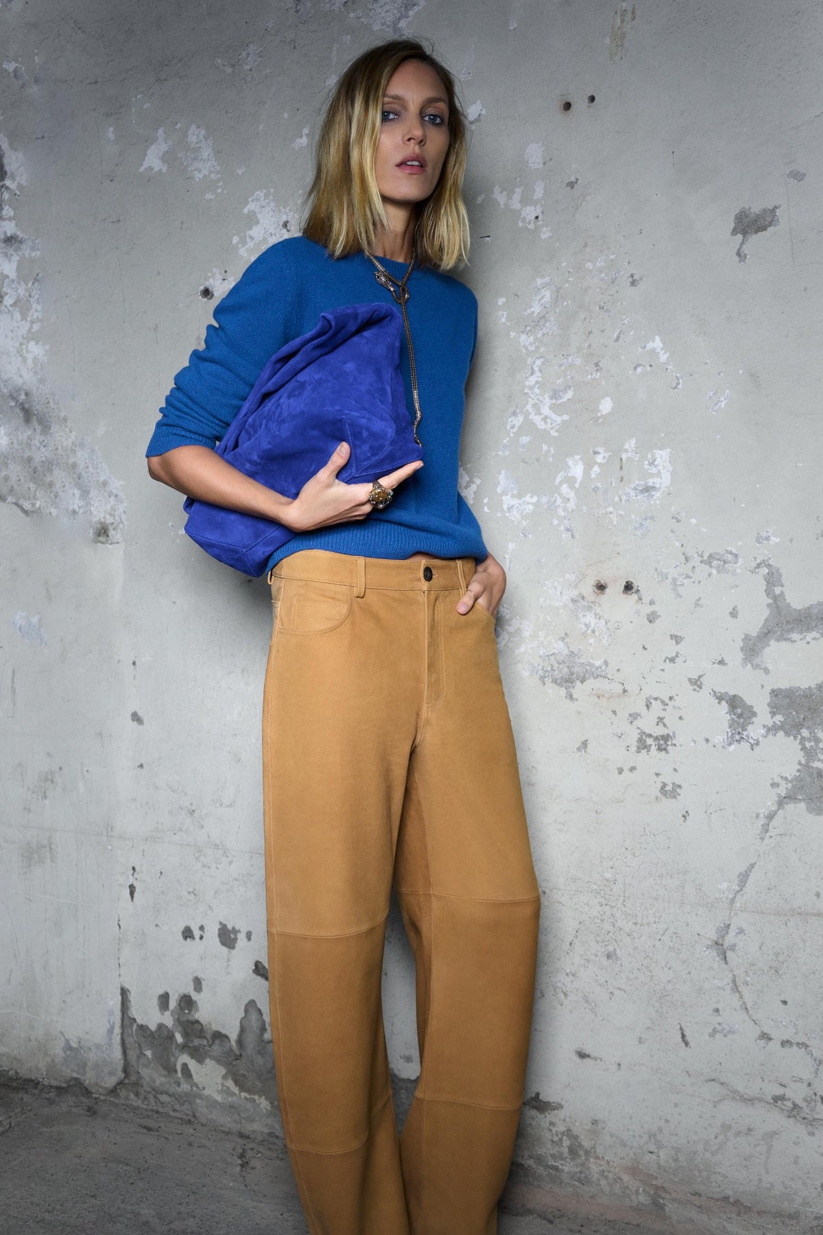 Langer Pullover aus Kaschmirwolle